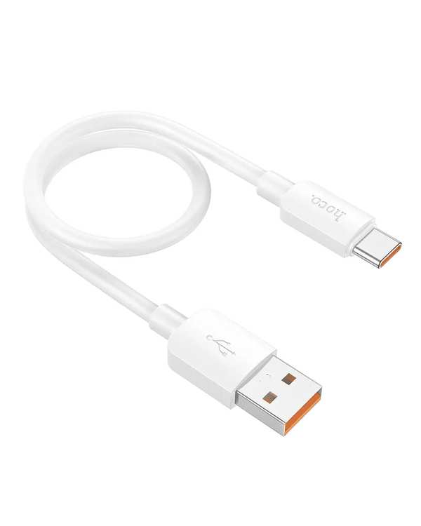 کابل شارژ سفید هوکو HOCO مدل X96 TYPE-C 100W-25CM - تصویر 2