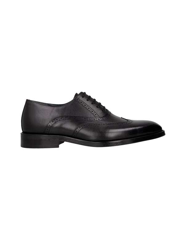 کفش چرم مردانه رسمی مشکی برتونیکس Berttonix کد PL-0320