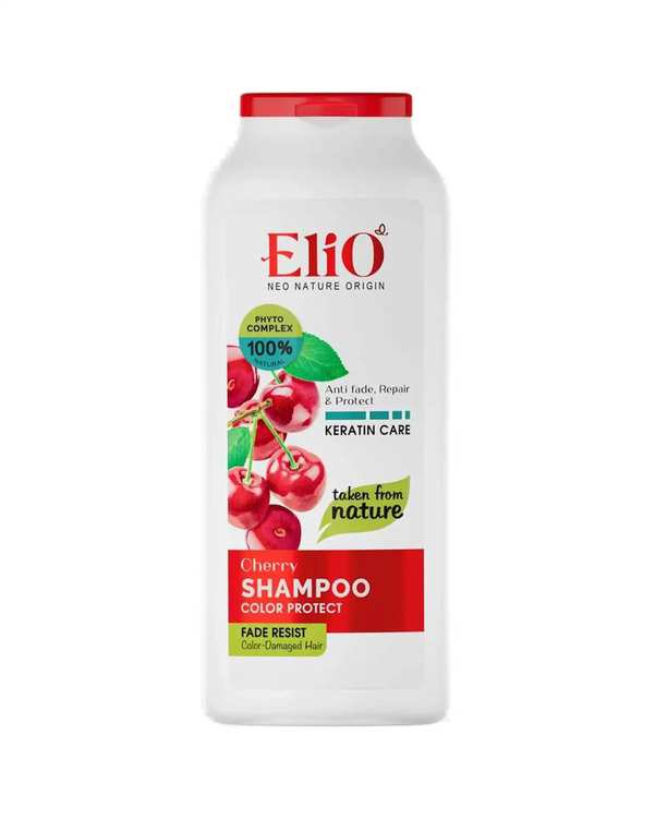 شامپو موی سر الیو Elio مناسب موهای رنگ شده حاوی عصاره گیلاس 400ml