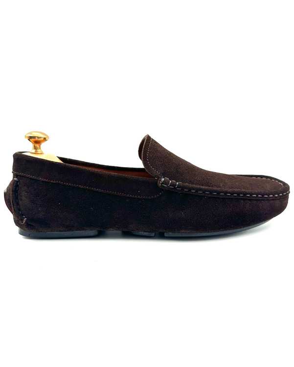 کفش کالج چرم مردانه طبی جیر قهوه ای چرم میخچی Mikhchi Leather مدل K1