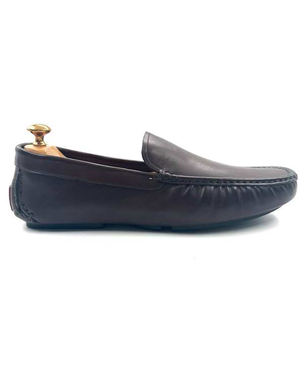 کفش کالج چرم مردانه طبی قهوه ای چرم میخچی Mikhchi Leather مدل K1