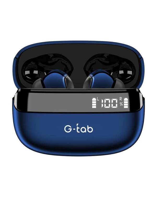 هندزفری بلوتوثی سرمه ای جی تب مدل Earbuds G-tab X9