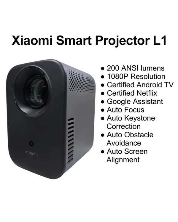 ویدئو پروژکتور مشکی شیائومی Xiaomi مدل smart projector L1 - تصویر 4