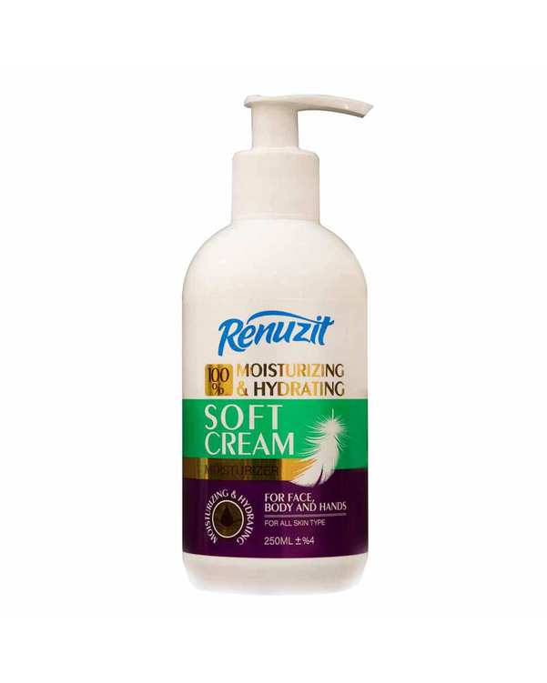 کرم آبرسان و مرطوب کننده پمپی Soft رینوزیت Renuzit حجم 250ml