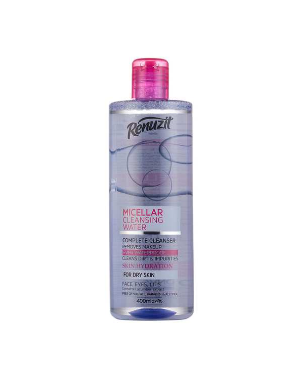 میسلار واتر رینوزیت Renuzit مدل Dry Skin مناسب پوست خشک 400ml