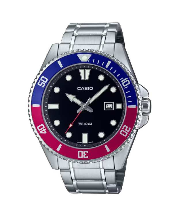 ساعت مچی مردانه عقربه ای کاسیو Casio مدل MDV-107D-1A3VDF