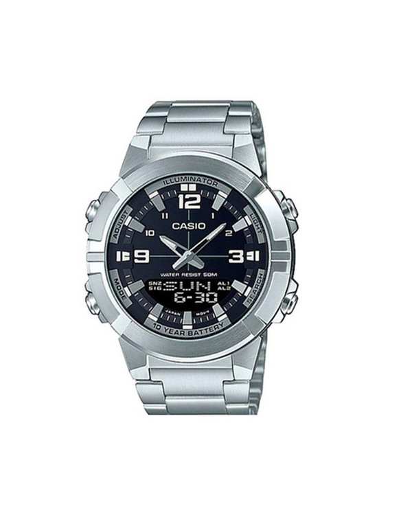 ساعت مچی مردانه عقربه ای و دیجیتال کاسیو Casio مدل AMW-870D-1AVDF