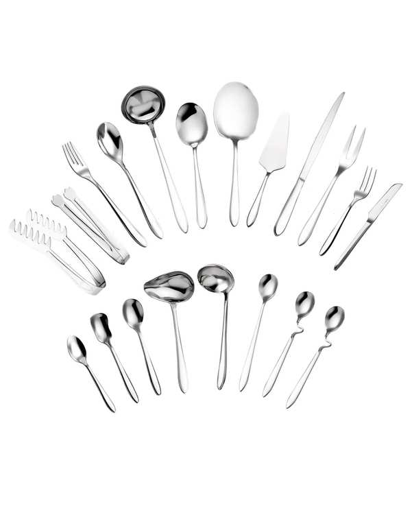 سرویس قاشق و چنگال 105 پارچه استیل جی فی نی GIFFINI مدل 05