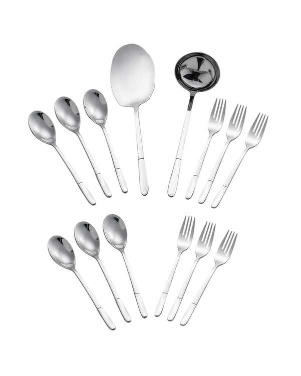 سرویس قاشق و چنگال 14 پارچه استیل جی فی نی GIFFINI مدل G-56