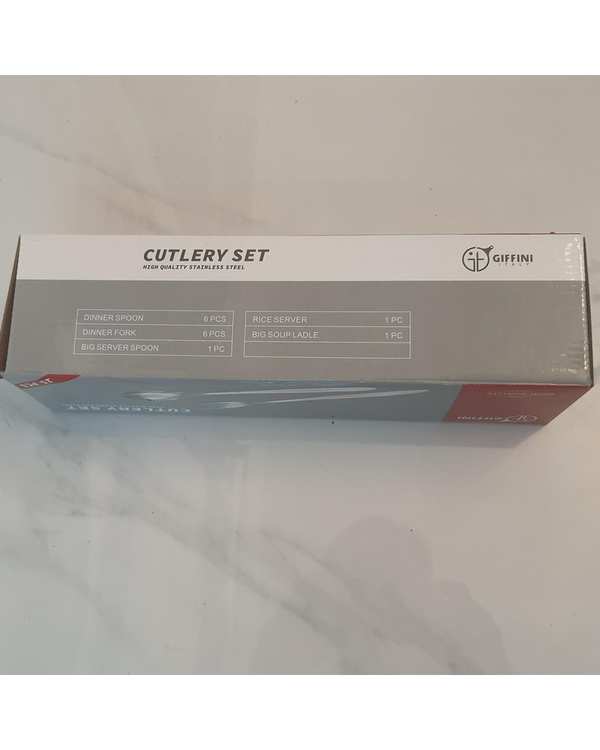 سرویس قاشق و چنگال 15 پارچه استیل جی فی نی GIFFINI مدل 01 plus - تصویر 7