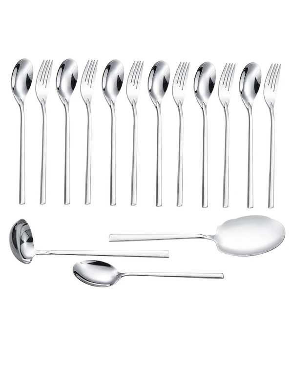 سرویس قاشق و چنگال 15 پارچه استیل جی فی نی GIFFINI مدل G-253