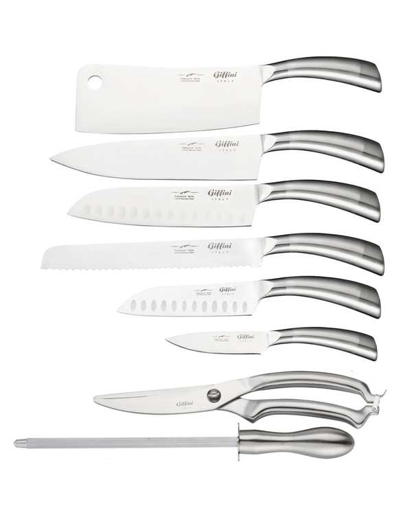 سرویس چاقو 9 پارچه استیل جی فی نی GIFFINI مدل S-01 - تصویر 2