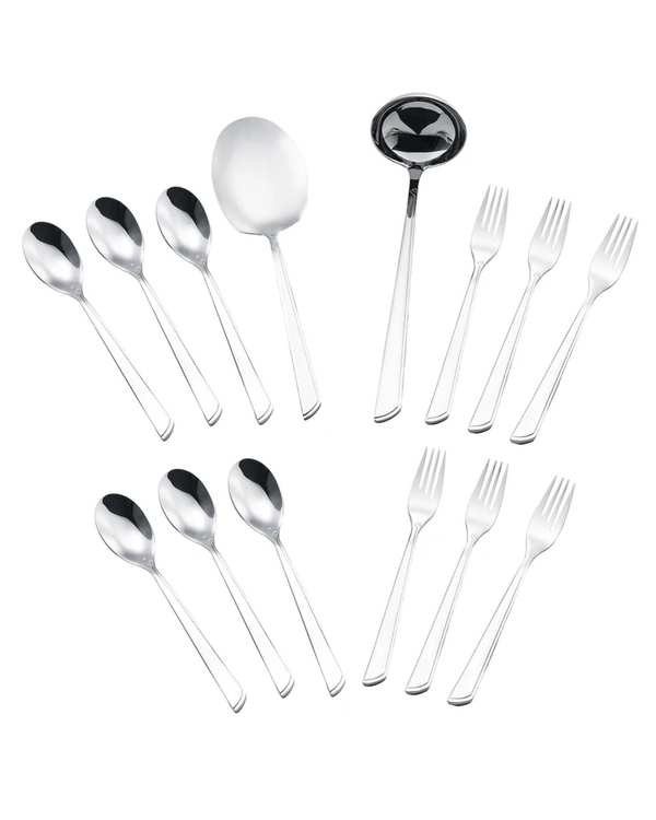 سرویس قاشق و چنگال 14 پارچه استیل جی فی نی GIFFINI مدل 52 لاکچری