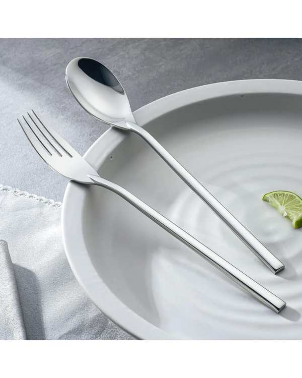 سرویس قاشق و چنگال 14 پارچه استیل جی فی نی GIFFINI مدل 53 لاکچری - تصویر 3
