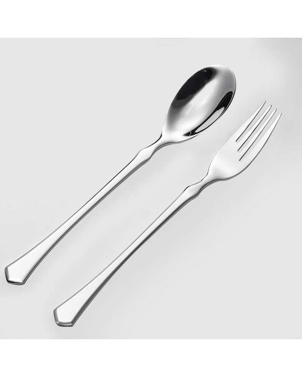 سرویس قاشق و چنگال 14 پارچه استیل جی فی نی GIFFINI مدل 58 لاکچری - تصویر 6