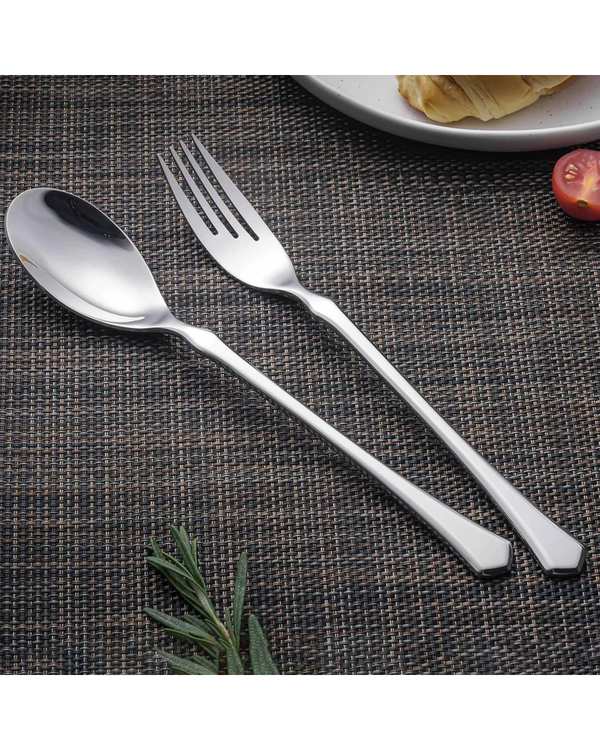 سرویس قاشق و چنگال 14 پارچه استیل جی فی نی GIFFINI مدل 58 لاکچری - تصویر 9