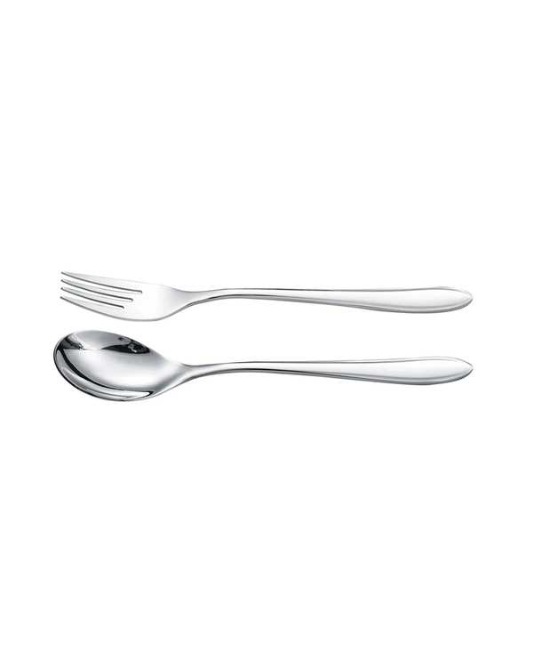 سرویس قاشق و چنگال 4 پارچه استیل جی فی نی GIFFINI مدل 05 - تصویر 4