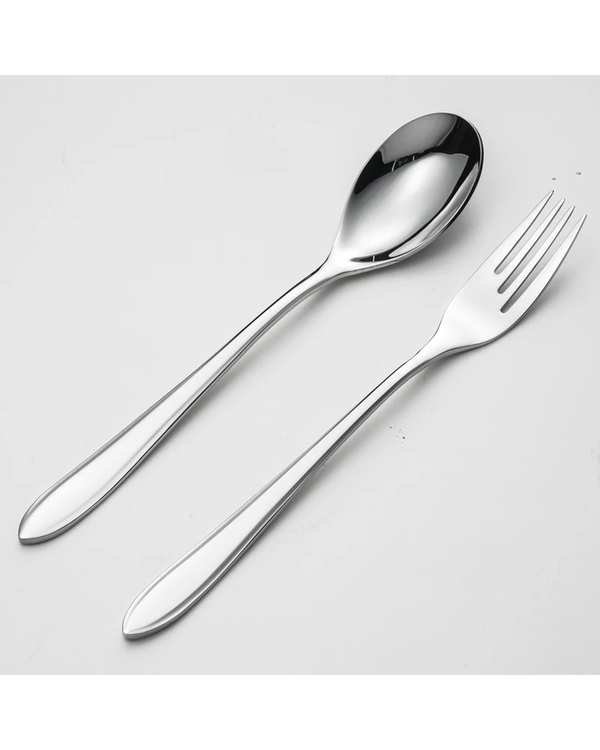 سرویس قاشق و چنگال 4 پارچه استیل جی فی نی GIFFINI مدل 05 - تصویر 5