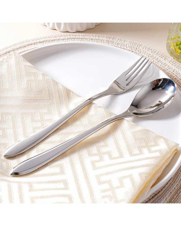 سرویس قاشق و چنگال 4 پارچه استیل جی فی نی GIFFINI مدل 05 - تصویر 6