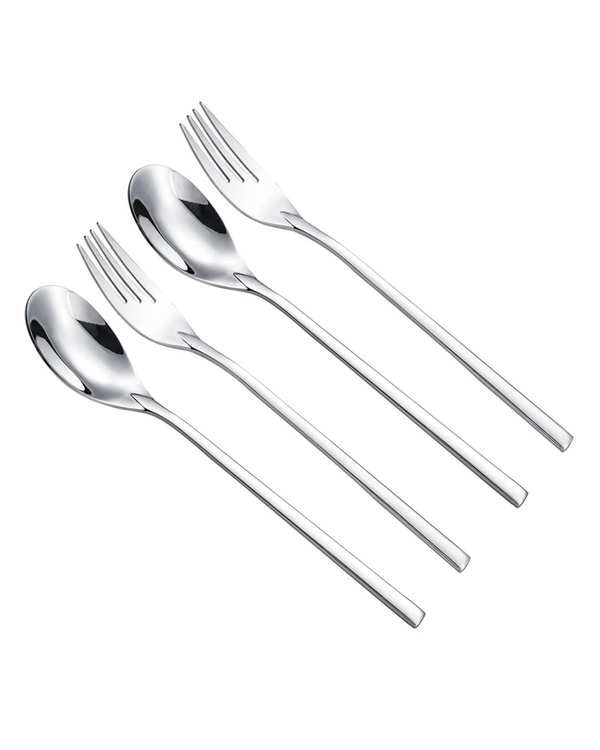 سرویس قاشق و چنگال 4 پارچه استیل جی فی نی GIFFINI مدل 53