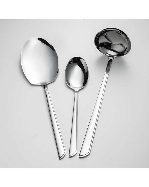 سرویس کفگیر و ملاقه 3 پارچه استیل جی فی نی GIFFINI مدل 52 - تصویر 2