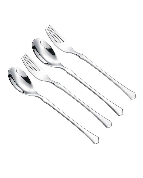 سرویس قاشق و چنگال 4 پارچه استیل جی فی نی GIFFINI مدل 58