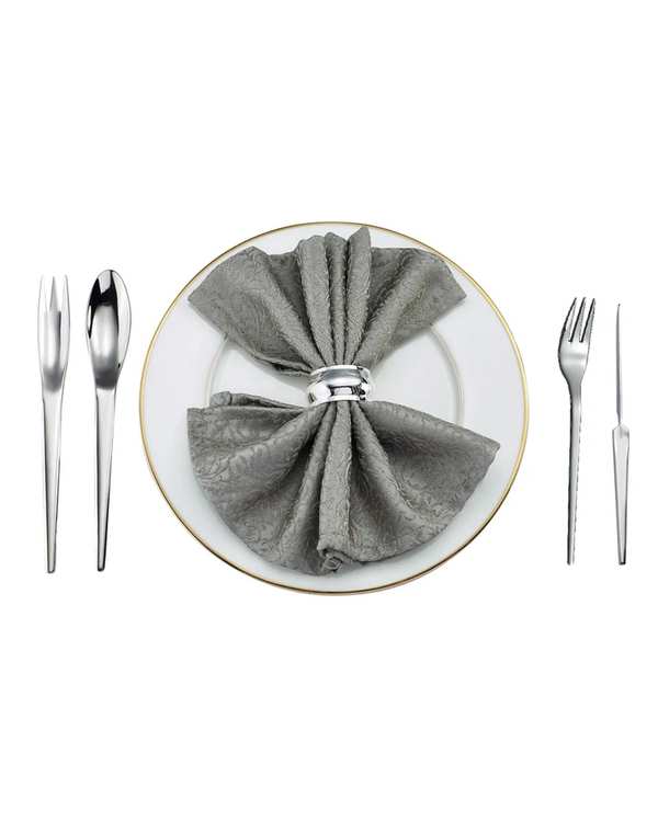 سرویس قاشق و چنگال 7 پارچه استیل جی فی نی GIFFINI مدل 194 رژیمی - تصویر 6