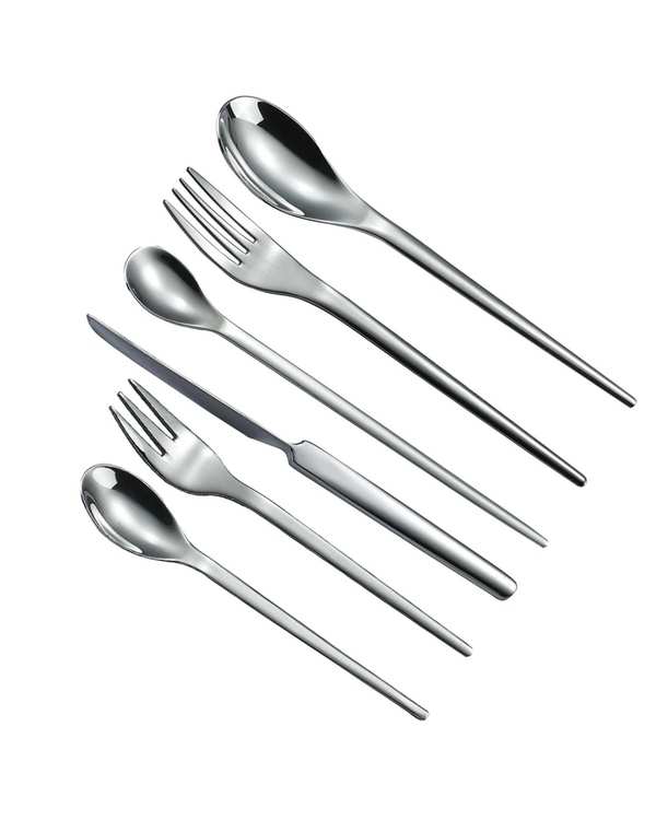 سرویس قاشق و چنگال 6 پارچه استیل جی فی نی GIFFINI مدل 168