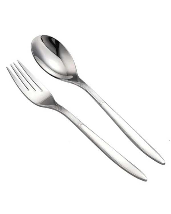 سرویس قاشق و چنگال 14 پارچه استیل جی فی نی GIFFINI مدل 02 - تصویر 6