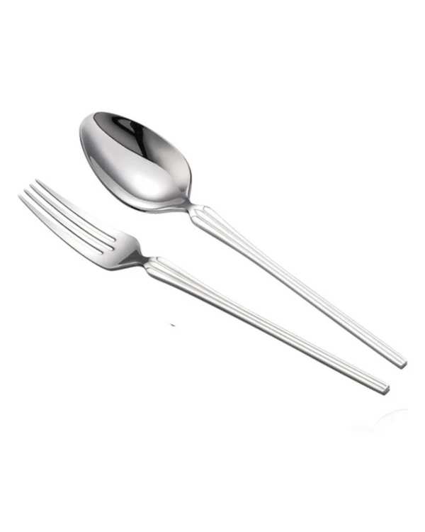 سرویس قاشق و چنگال 14 پارچه استیل جی فی نی GIFFINI مدل 03 - تصویر 3