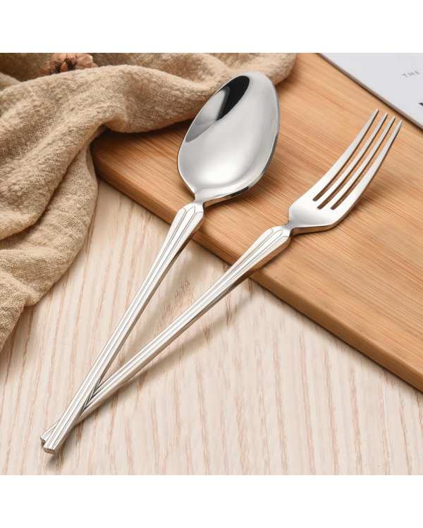 سرویس قاشق و چنگال 15 پارچه استیل جی فی نی GIFFINI مدل 03 - تصویر 5