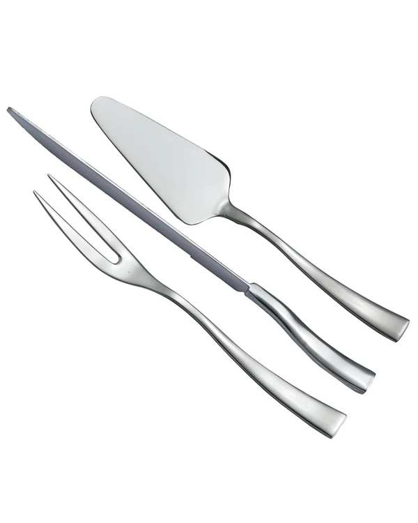 سرویس کفگیر 3 پارچه استیل جی فی نی مدل DA185