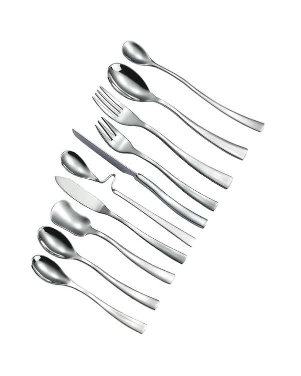 سرویس قاشق و چنگال 10 پارچه استیل جی فی نی GIFFINI مدل DA185
