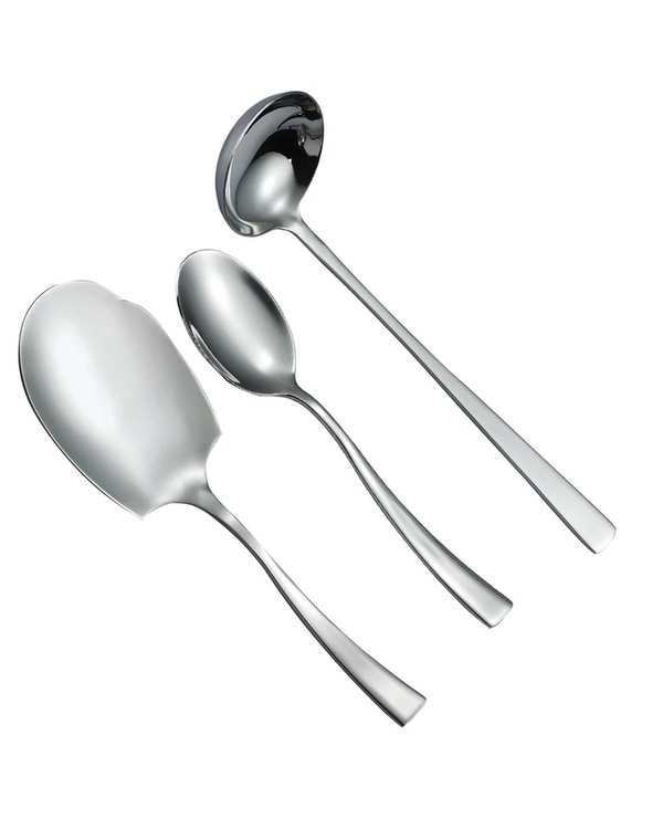 سرویس کفگیر و ملاقه 3 پارچه استیل جی فی نی GIFFINI مدل DA-185