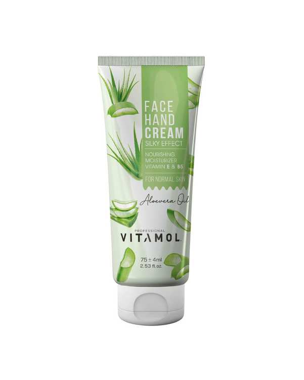 کرم دست و صورت ویتامول Vitamol حاوی عصاره آلوئه ورا 75ml