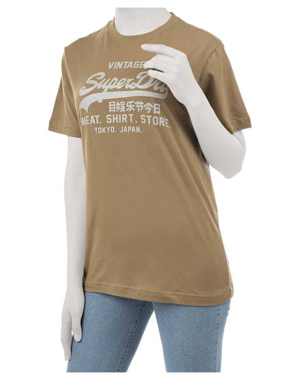 تی شرت زنانه کرم سوپردرای Superdry کد W10S52101N