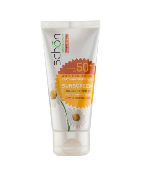 کرم ضد آفتاب رنگی SPF50 شون مناسب پوست خشک و نرمال رنگ بژ حجم 50ml
