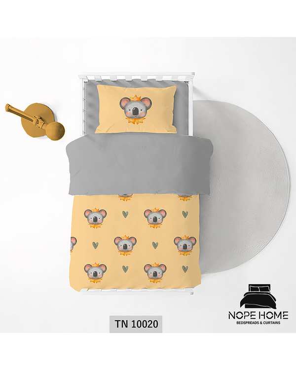 سرویس لحاف روتختی یک نفره 5 تکه کودک نوپه هوم Nopehome طرح کوالا کد TN10020
