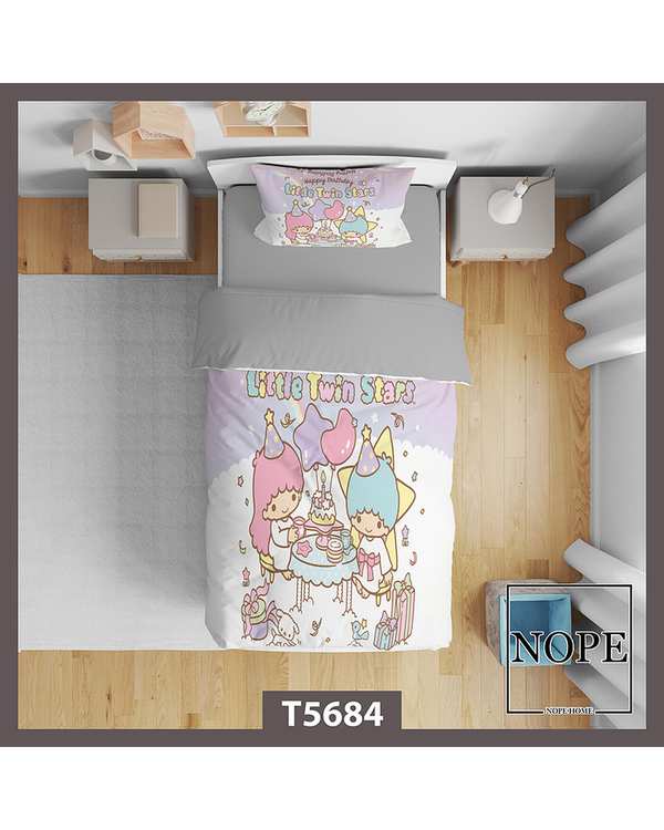سرویس لحاف روتختی کودک یک نفره 5 تکه نوپه هوم Nopehome طرح فانتزی کد T5684
