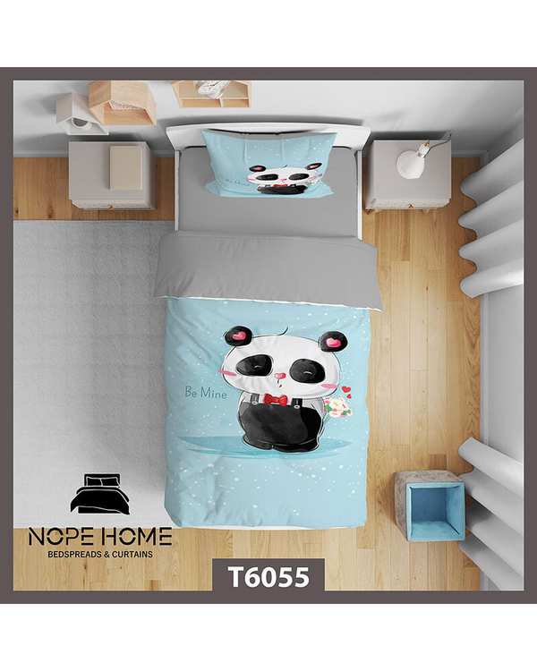 سرویس لحاف روتختی کودک یک نفره 5 تکه نوپه هوم Nopehome طرح پاندا کد T6055