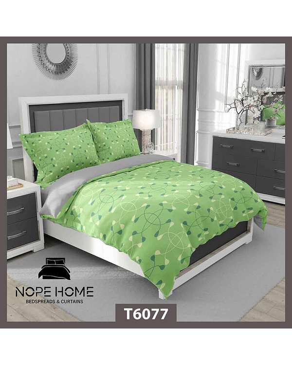 سرویس لحاف روتختی یک نفره 5 تکه نوپه هوم Nopehome طرح اسپرت کد T6077
