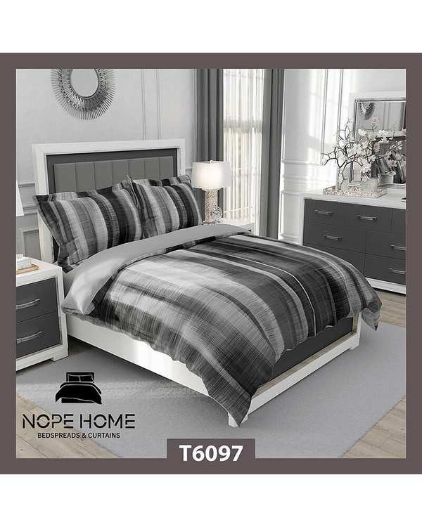 سرویس لحاف روتختی یک نفره 5 تکه نوپه هوم Nopehome طرح مدرن کد T6097