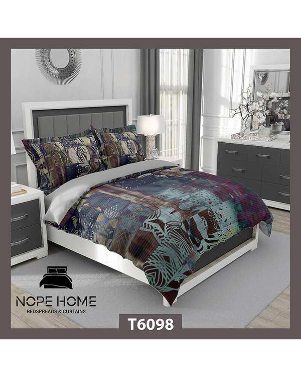 سرویس لحاف روتختی یک نفره 5 تکه نوپه هوم Nopehome طرح اسپرت کد T6098