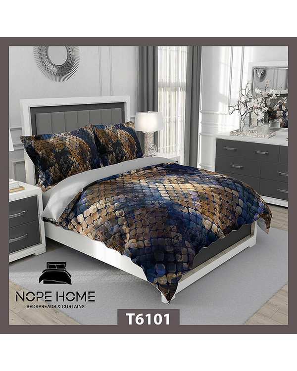 سرویس لحاف روتختی یک نفره 5 تکه نوپه هوم Nopehome طرح مدرن کد T6101