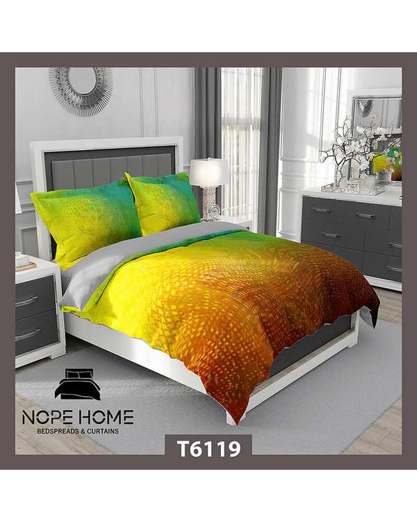 سرویس لحاف روتختی یک نفره 5 تکه نوپه هوم Nopehome طرح اسپرت رنگی کد T6119