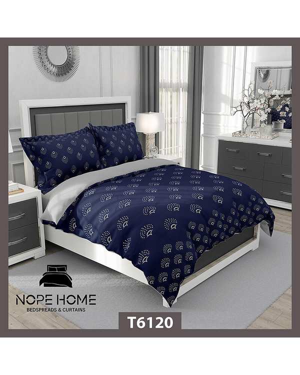 سرویس لحاف روتختی یک نفره 5 تکه نوپه هوم Nopehome طرح پترن مدرن کد T6120