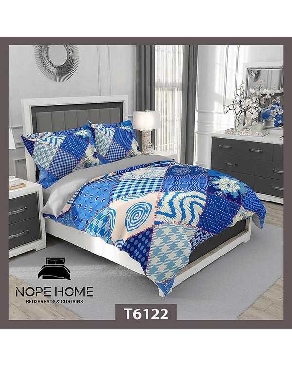سرویس لحاف روتختی یک نفره 5 تکه نوپه هوم Nopehome طرح مدرن کد T6122