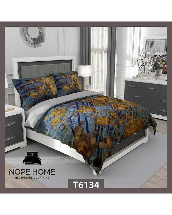 سرویس لحاف روتختی یک نفره 5 تکه نوپه هوم Nopehome طرح مدرن کد T6134