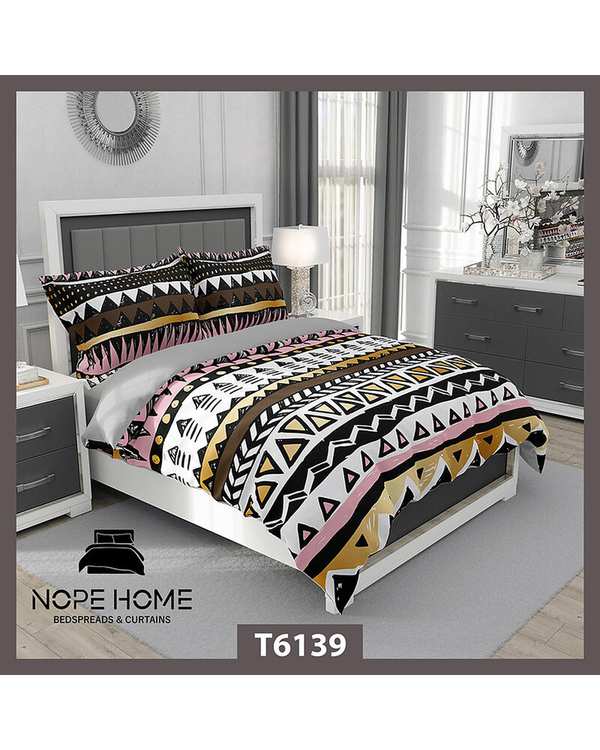 سرویس لحاف روتختی یک نفره 5 تکه نوپه هوم Nopehome طرح اسپرت کد T6139