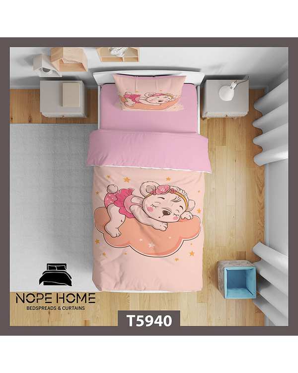 سرویس لحاف روتختی کودک یک نفره 5 تکه نوپه هوم Nopehome طرح فانتزی کد T5940